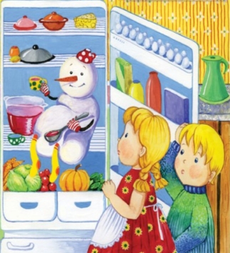 Українська казка: Снігова баба в холодильнику